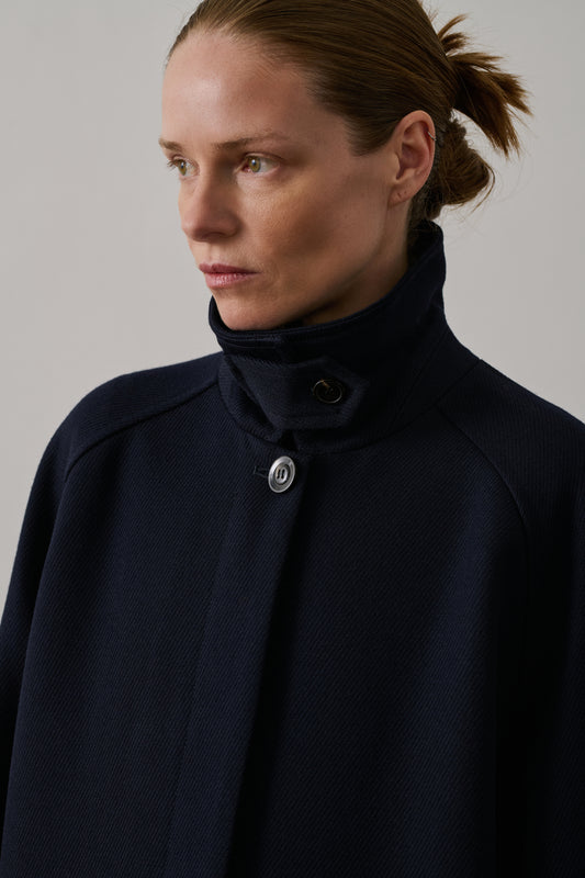 Manteau Franklin - Navy - Laine - Femme