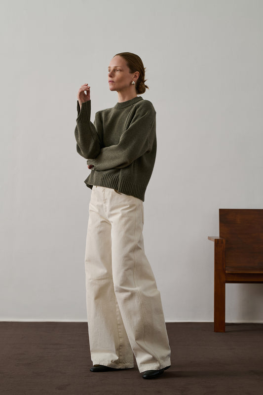 Pull Will - Gris Chiné - Laine - Femme