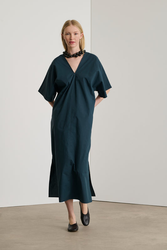 Robe Elegance - Ardoise - Coton - Femme