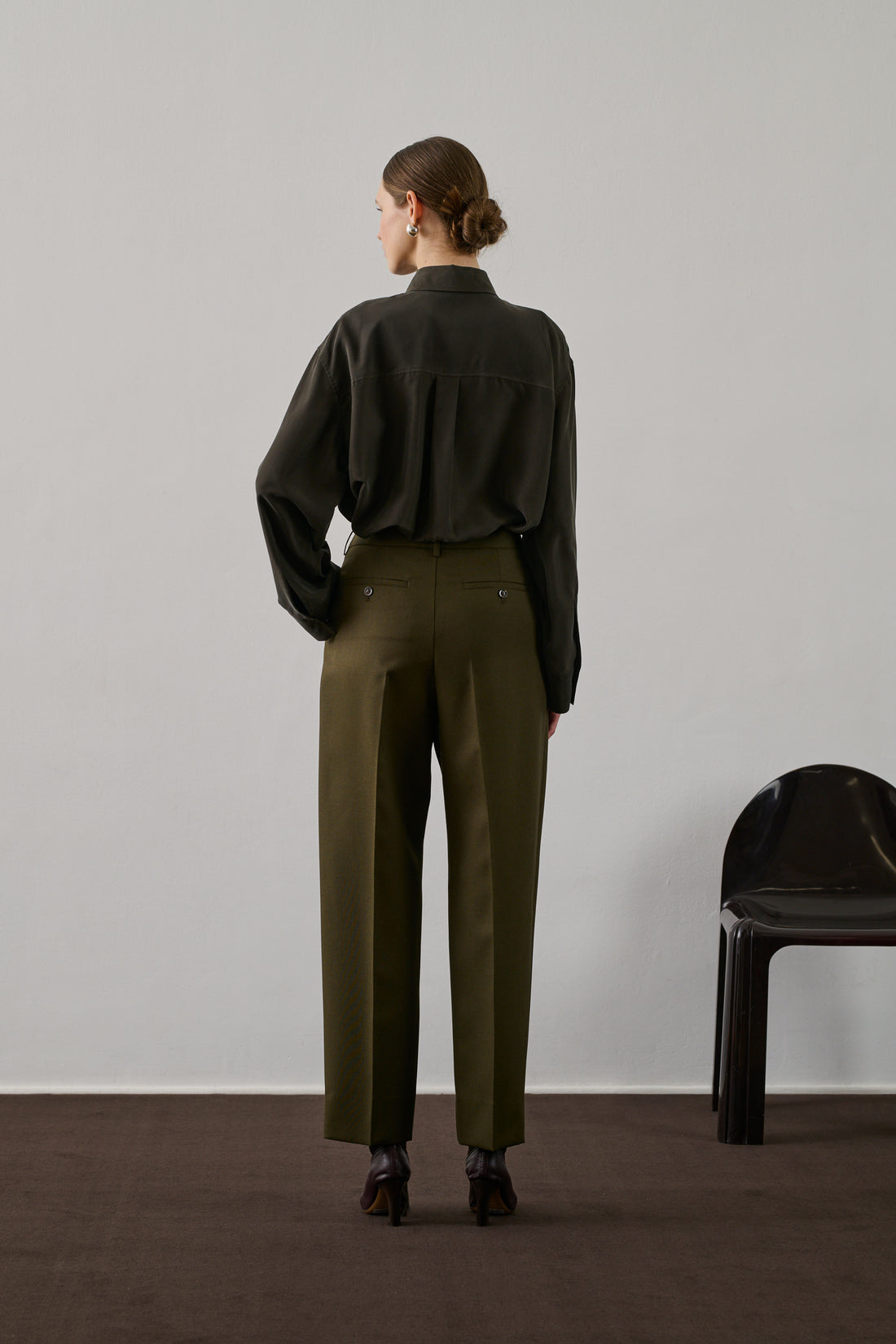 Pantalon Ferrel - Kaki - Laine - Femme