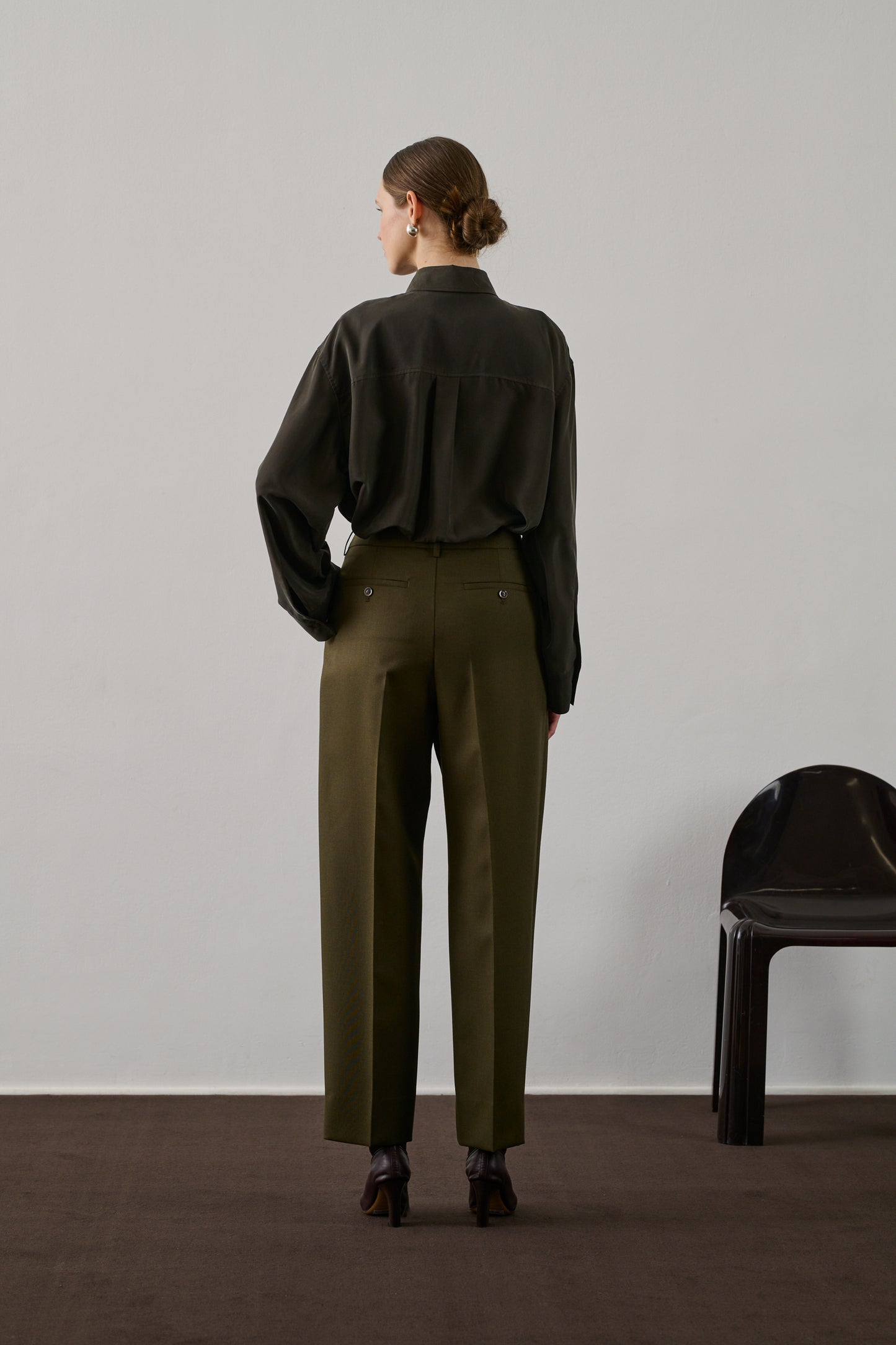 Pantalon Ferrel - Kaki - Laine - Femme