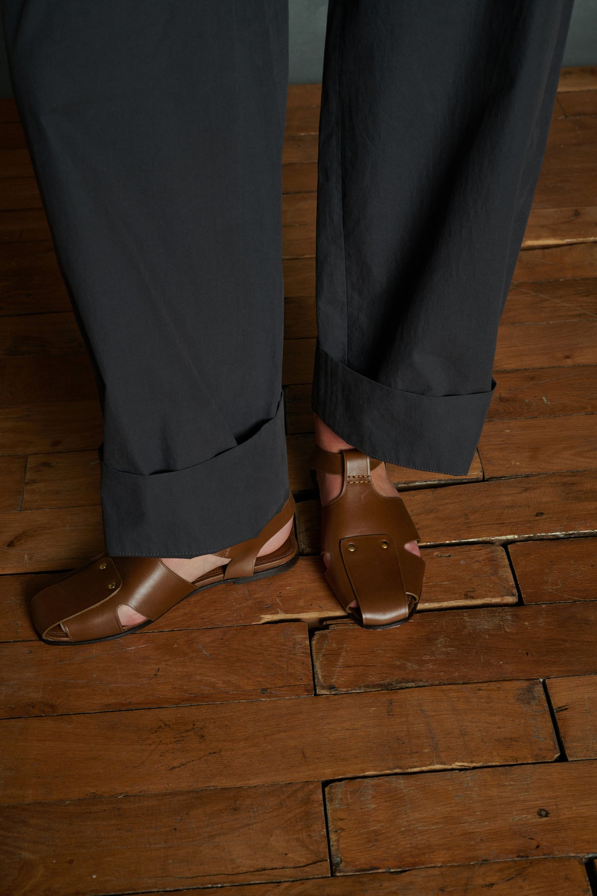 Sandales Avril - Bronze - Cuir - Femme vue 2