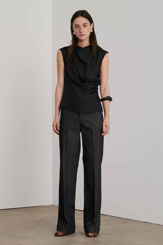 Jean California - Denim Brut Noir - Femme
