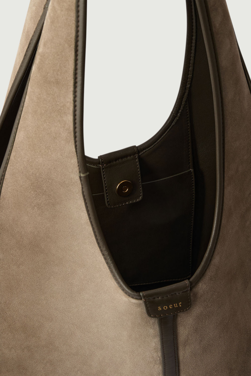 Cabas Douce - Gris - Cuir - Femme vue 5